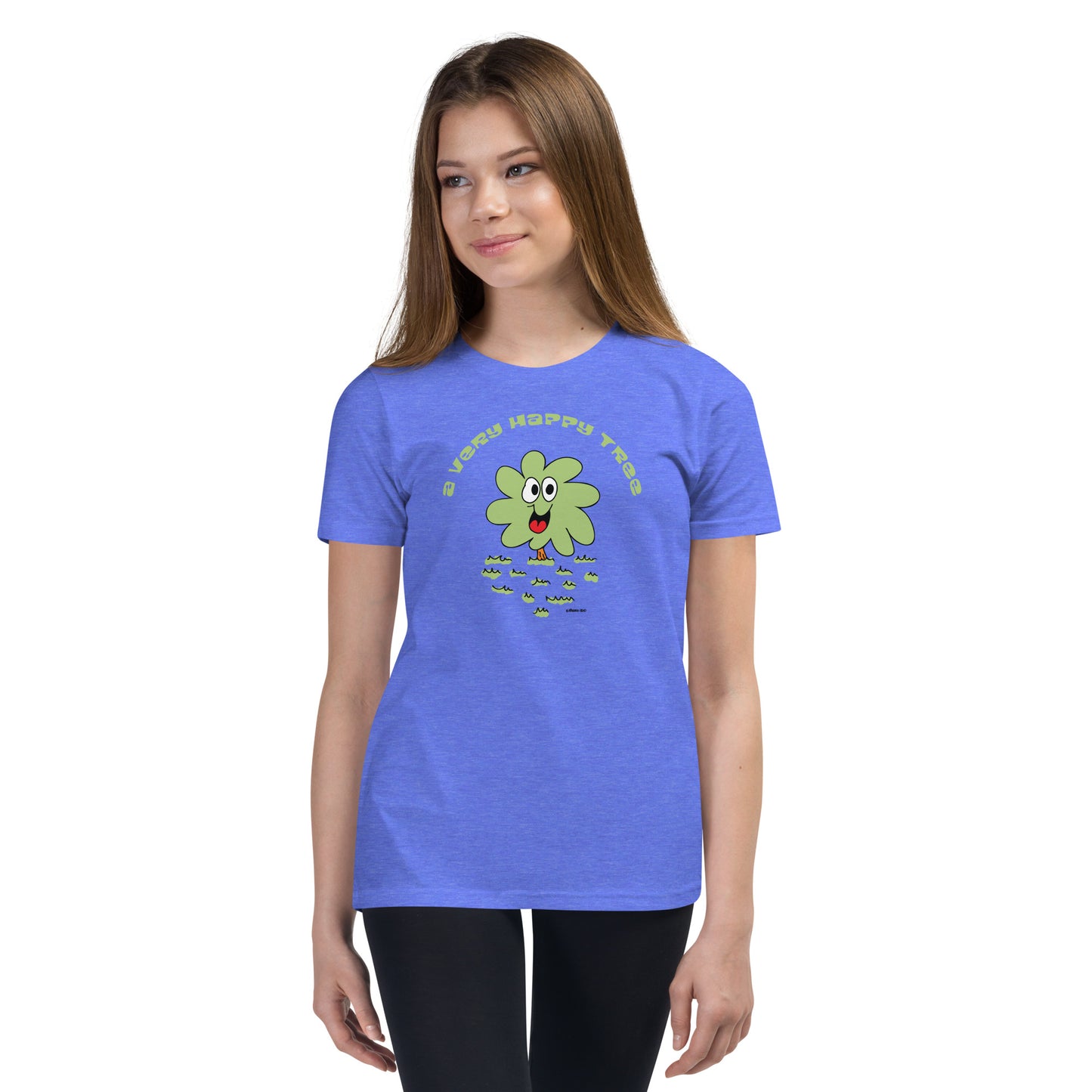 A very happy tree - Youth Short Sleeve T-Shirt