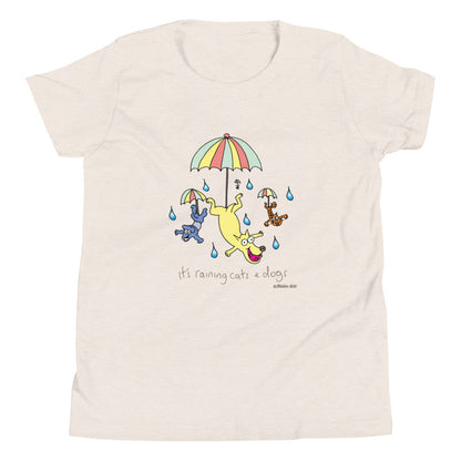 It's raining cats n dogs - Youth Short Sleeve T-Shirt