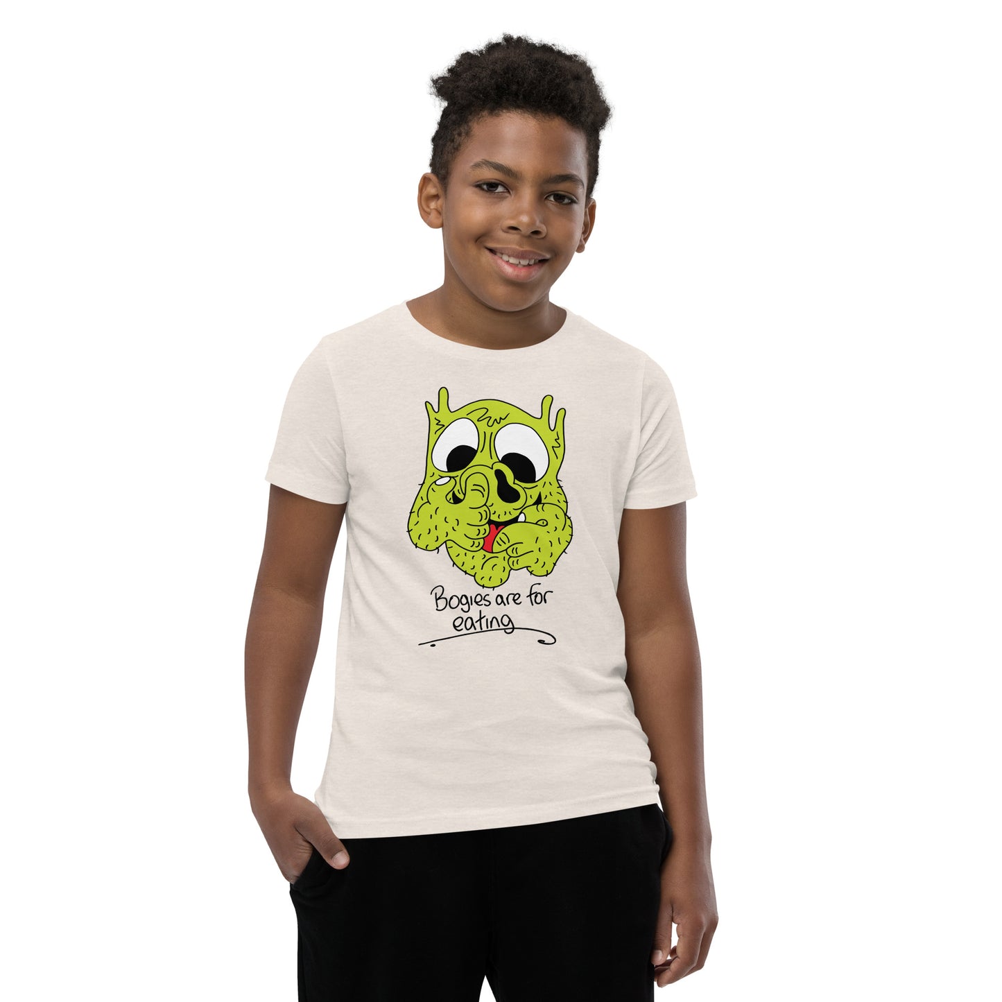 Bogies are for eating! - Youth Short Sleeve T-Shirt