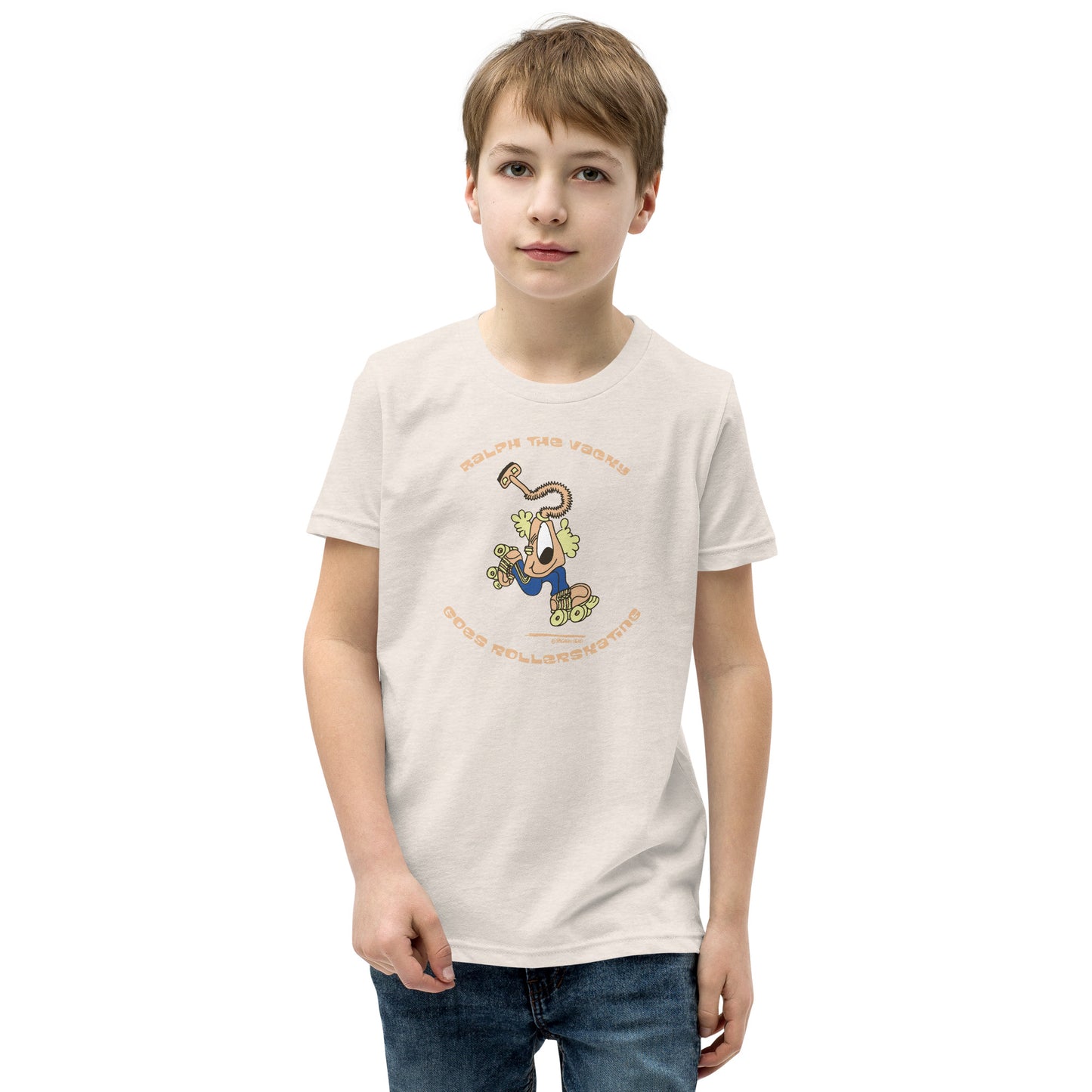 Ralph the Vacky goes rollerskating - Youth Short Sleeve T-Shirt