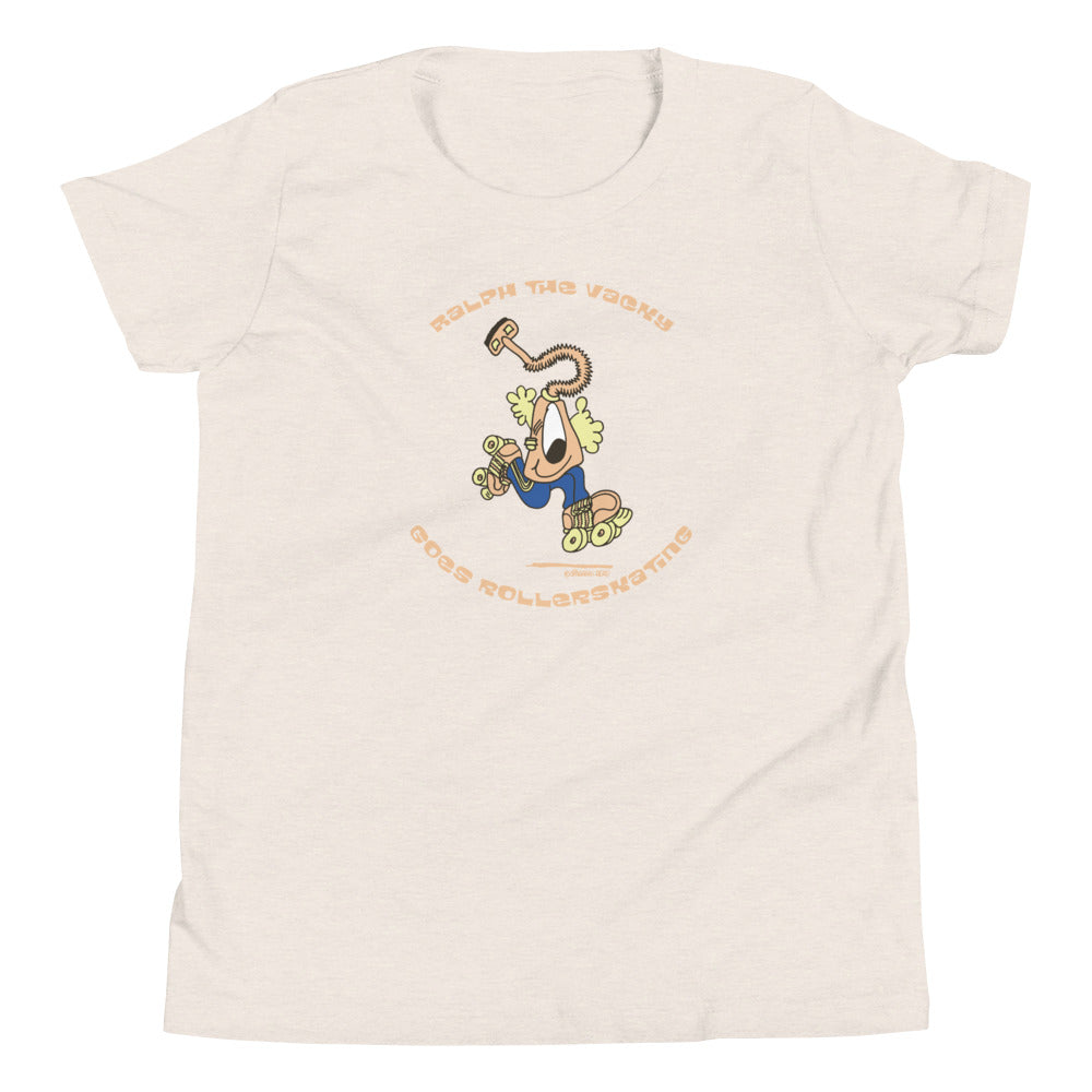 Ralph the Vacky goes rollerskating - Youth Short Sleeve T-Shirt