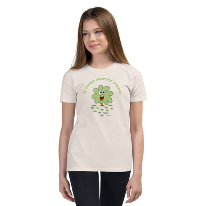 A very happy tree - Youth Short Sleeve T-Shirt