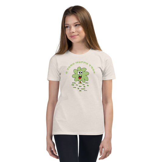 A very happy tree - Youth Short Sleeve T-Shirt