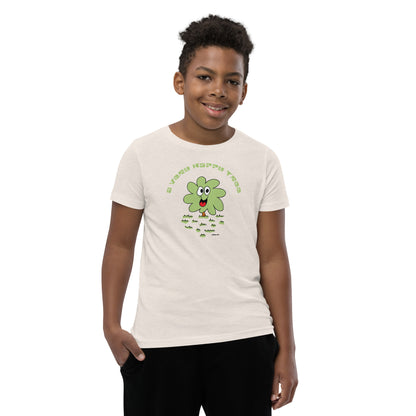 A very happy tree - Youth Short Sleeve T-Shirt