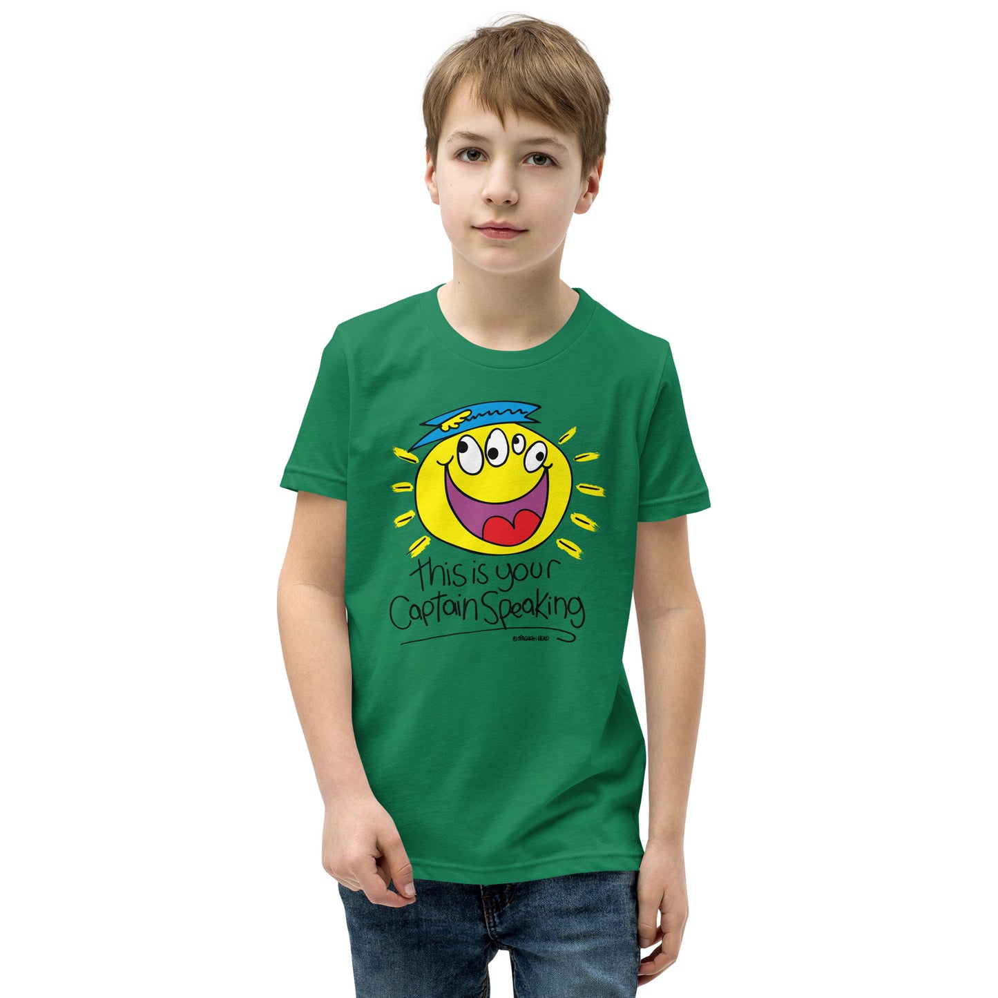 this is your Captain Speaking - Youth Short Sleeve T-Shirt