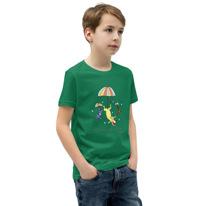 It's raining cats n dogs - Youth Short Sleeve T-Shirt