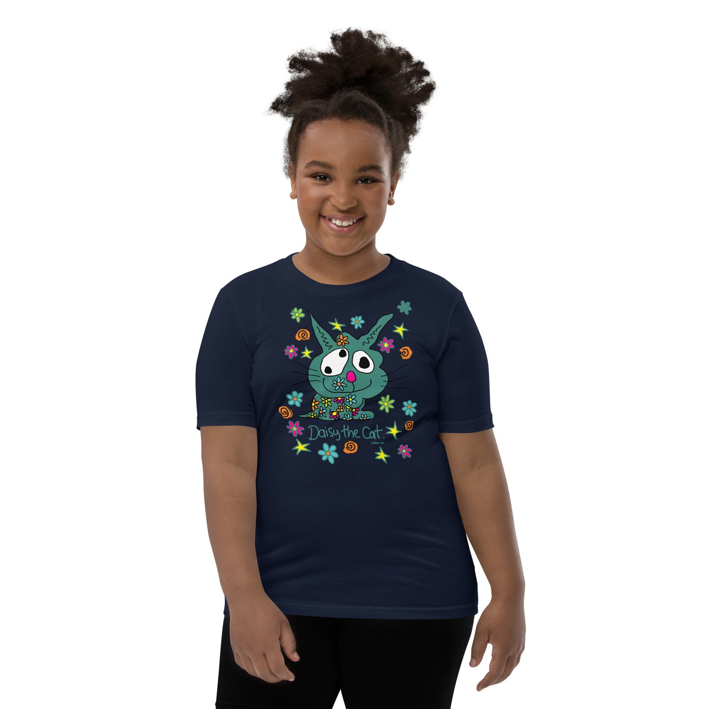 Daisy the Cat! - Youth Short Sleeve T-Shirt