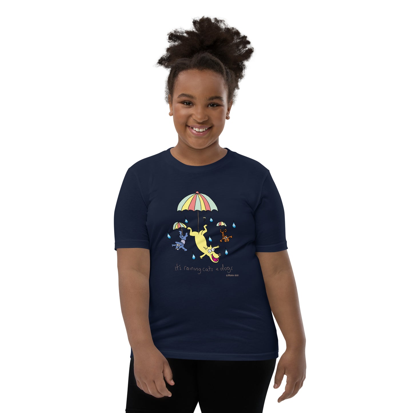 It's raining cats n dogs - Youth Short Sleeve T-Shirt