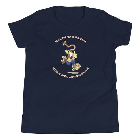 Ralph the Vacky goes rollerskating - Youth Short Sleeve T-Shirt