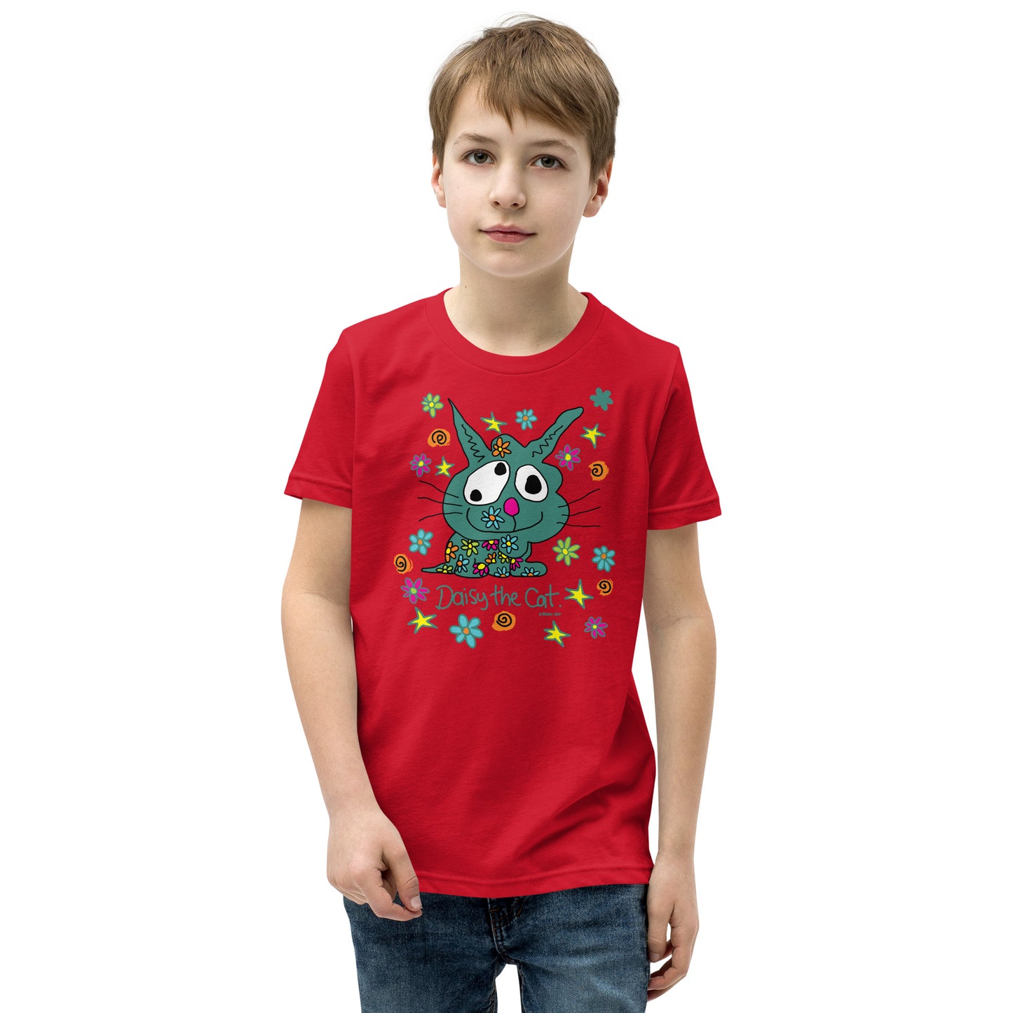 Daisy the Cat! - Youth Short Sleeve T-Shirt