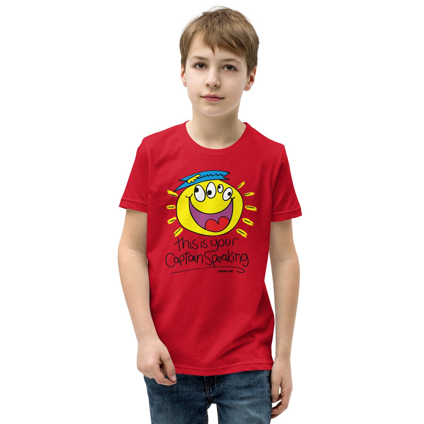 this is your Captain Speaking - Youth Short Sleeve T-Shirt