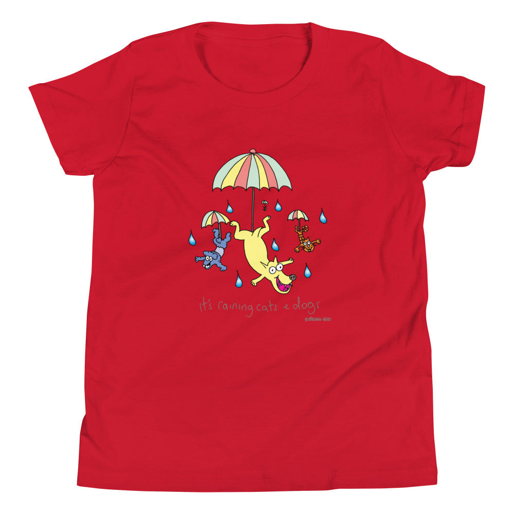 It's raining cats n dogs - Youth Short Sleeve T-Shirt