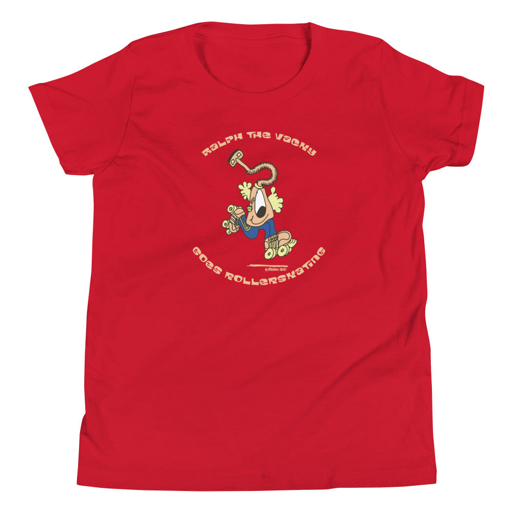 Ralph the Vacky goes rollerskating - Youth Short Sleeve T-Shirt