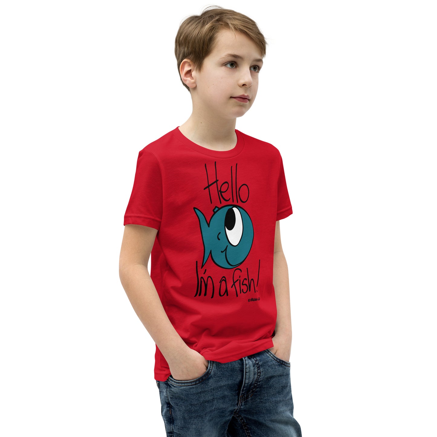 Hello, I'm a Fish! - Youth Short Sleeve T-Shirt