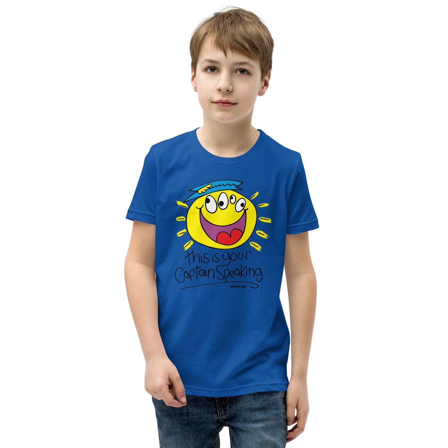 this is your Captain Speaking - Youth Short Sleeve T-Shirt