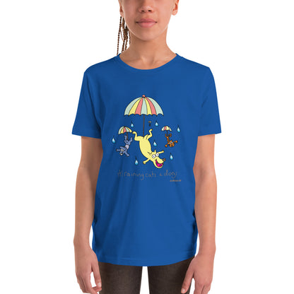 It's raining cats n dogs - Youth Short Sleeve T-Shirt