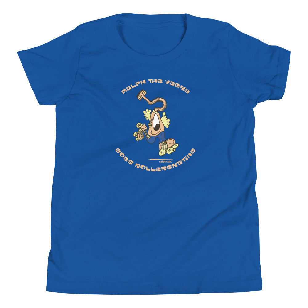 Ralph the Vacky goes rollerskating - Youth Short Sleeve T-Shirt