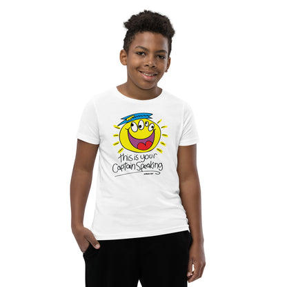 this is your Captain Speaking - Youth Short Sleeve T-Shirt