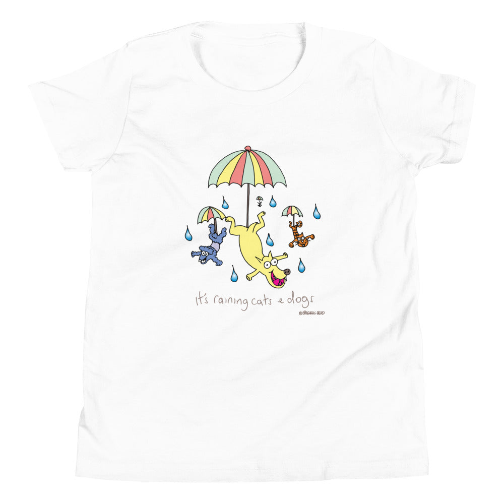 It's raining cats n dogs - Youth Short Sleeve T-Shirt