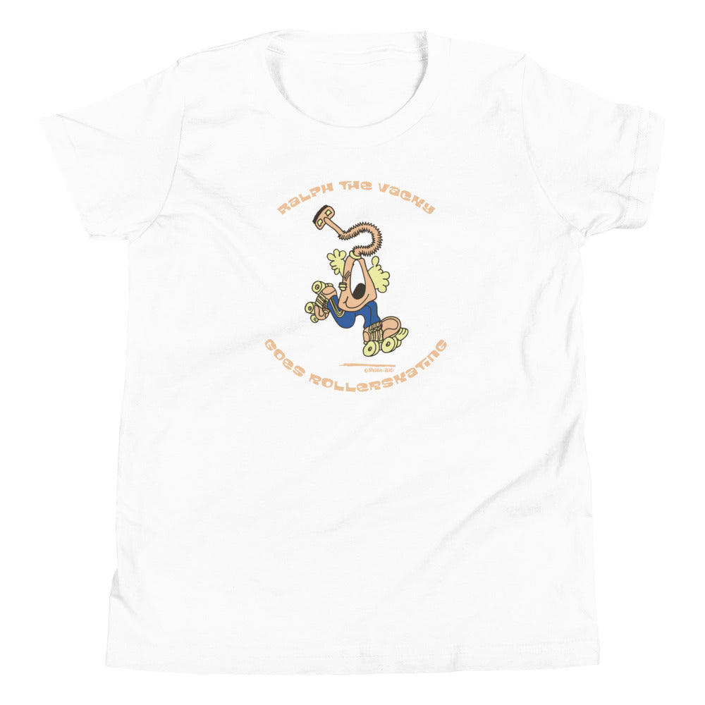 Ralph the Vacky goes rollerskating - Youth Short Sleeve T-Shirt